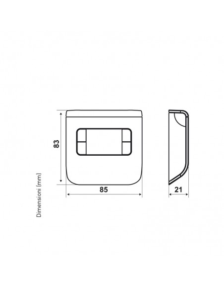 CH 112 Elektronisks istabas termostats antracīts