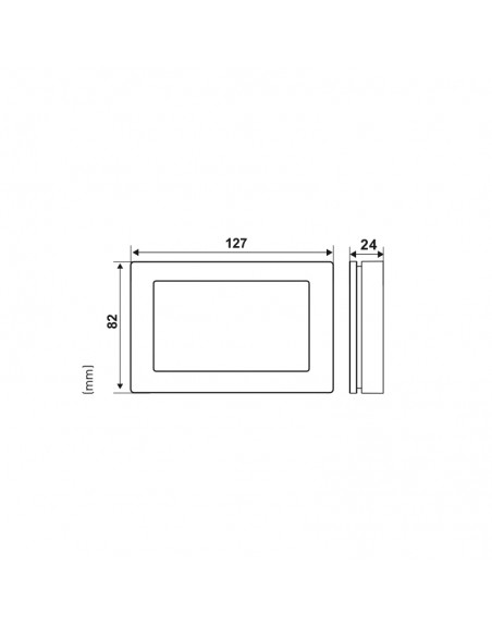 CH 120 Skārienjūtīgs elektroniskais istabas termostats ar baterijām