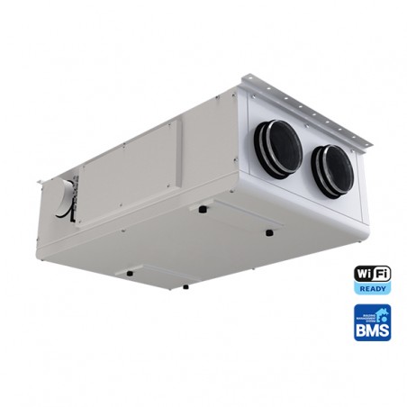 Griestu rekuperators ROTARY RECOM 2 RT EC Gaisa plūsma 250 m3 /h pie 100Pa