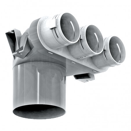 Difuzora pievienošanas kārba LDL-P 125-75x3