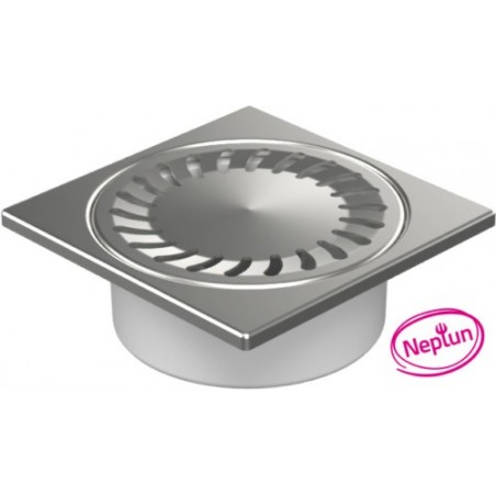 Grīdas Traps DN 50/82 X N - nerūsējošais tērauds, neregulējams